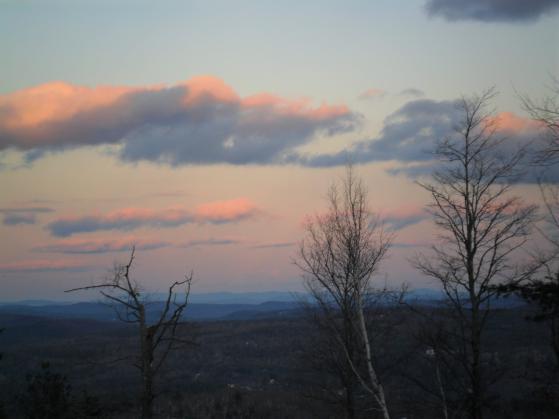 winter sunset